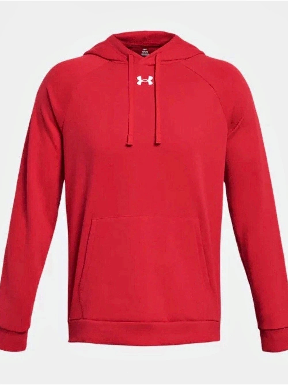 Under Armour Rival Terry Hoodie Men's Red LARGE NWT